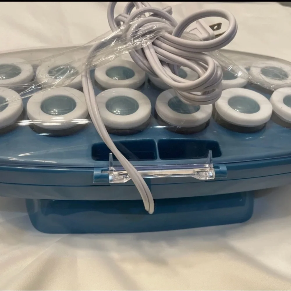 BaByliss Nano Titanium Hair Rollers - Blue and White - Picture 2 of 3